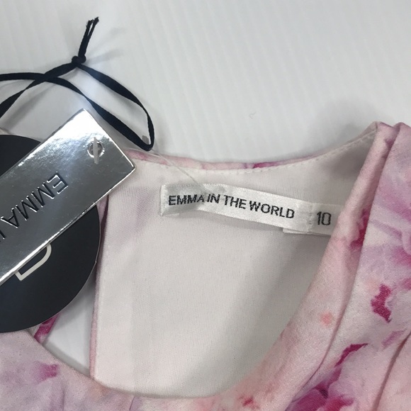 Emma in the world womens Playsuit size 10 romper sleeveless wide leg floral BNWT - Picture 9 of 10